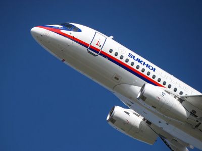 Самолет Sukhoi Superjet 100 Фото: Марина Лысцева / ТАСС