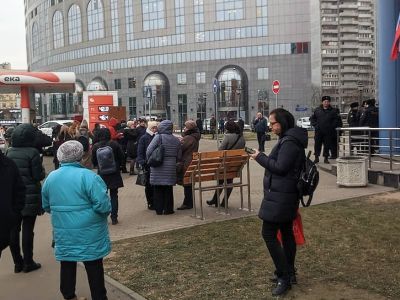 Эвакуация. Фото: Роман Дорофеев / Коммерсант